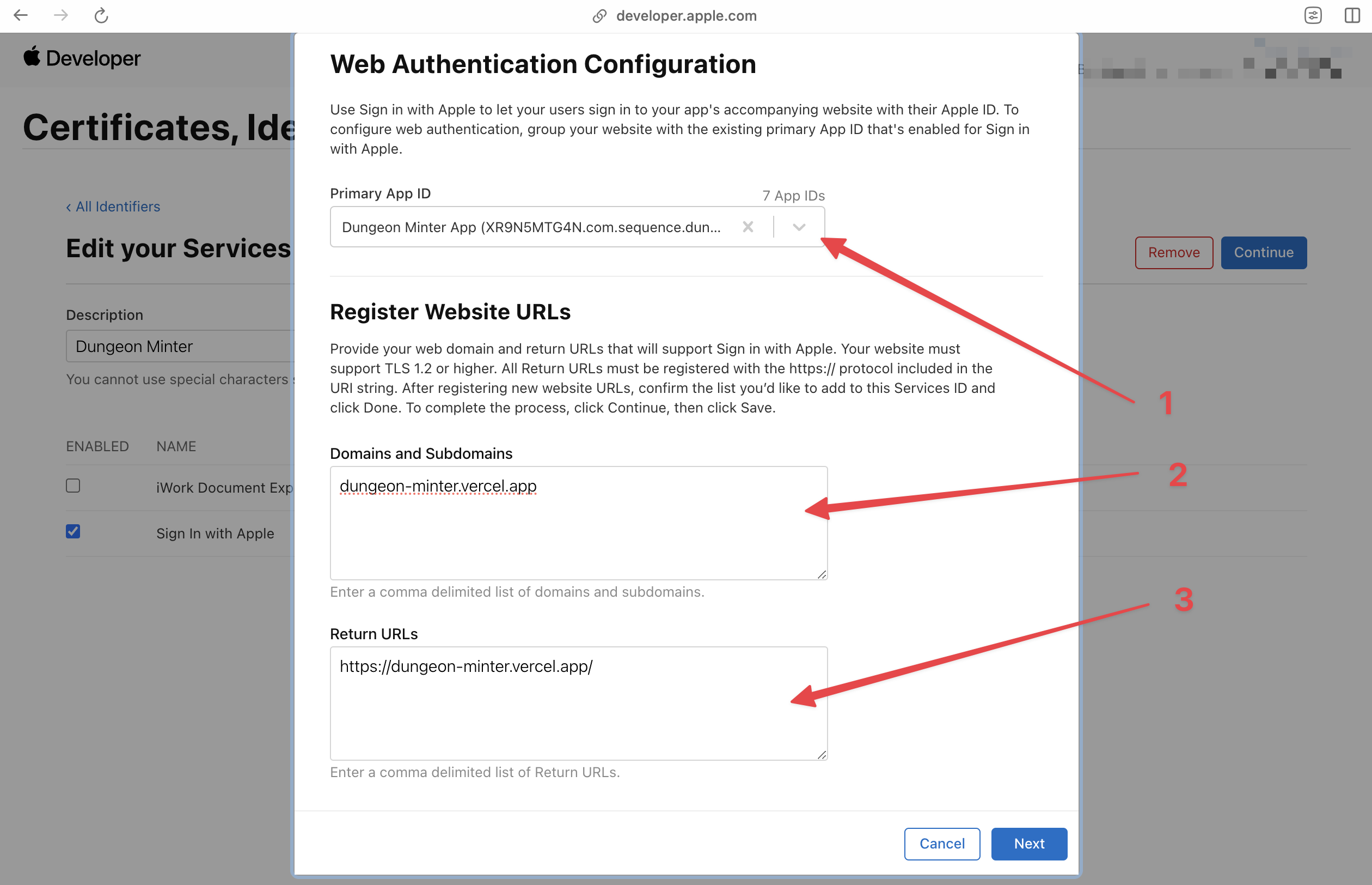 Web Application Configuration