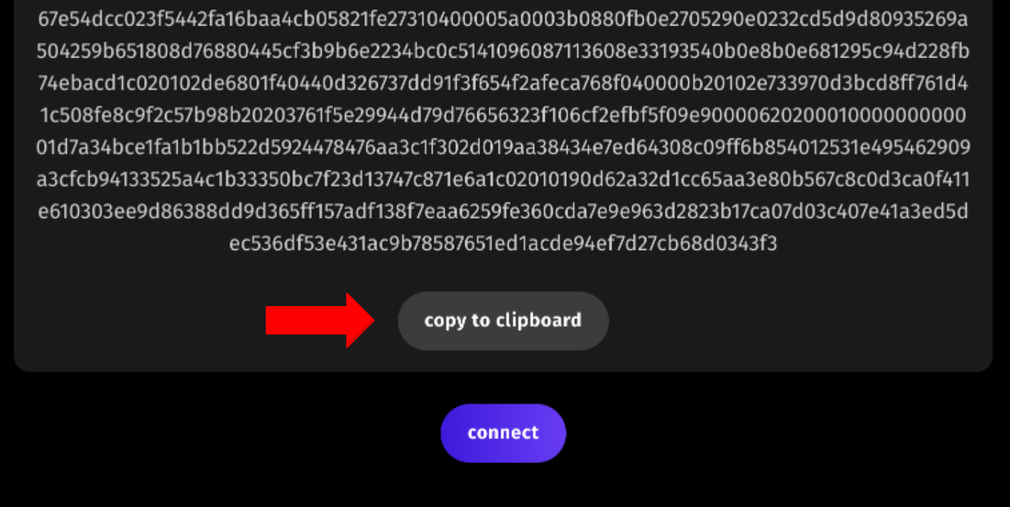 ETHAuthProof Viewer copy to clipboard